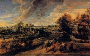 Peter Paul Rubens Return from the Fields oil on canvas